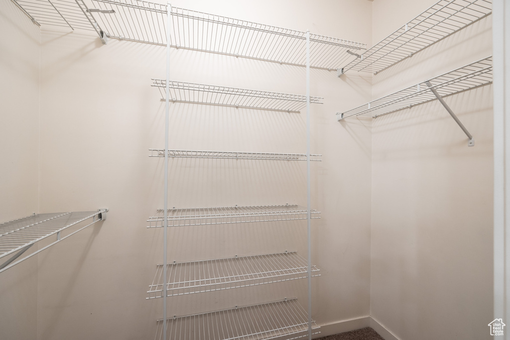 View of spacious closet