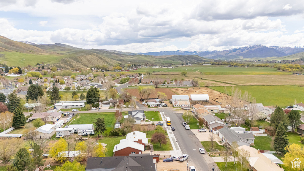 Bird\\\'s eye view featuring a residential view and a mountain view