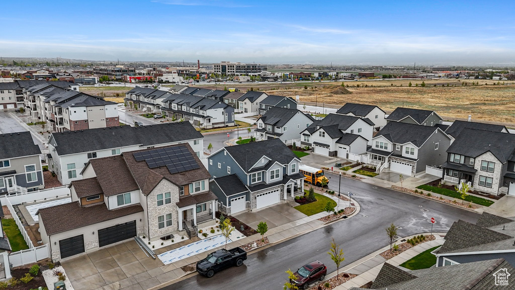 Bird's eye view featuring a residential view