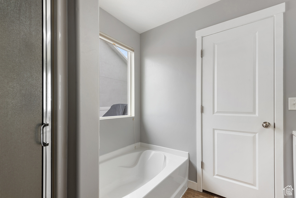 Bathroom with a bath