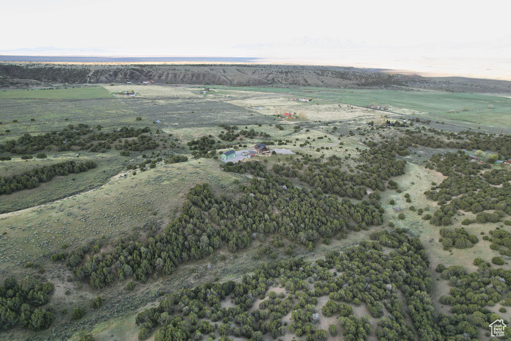 Drone / aerial view featuring a rural view
