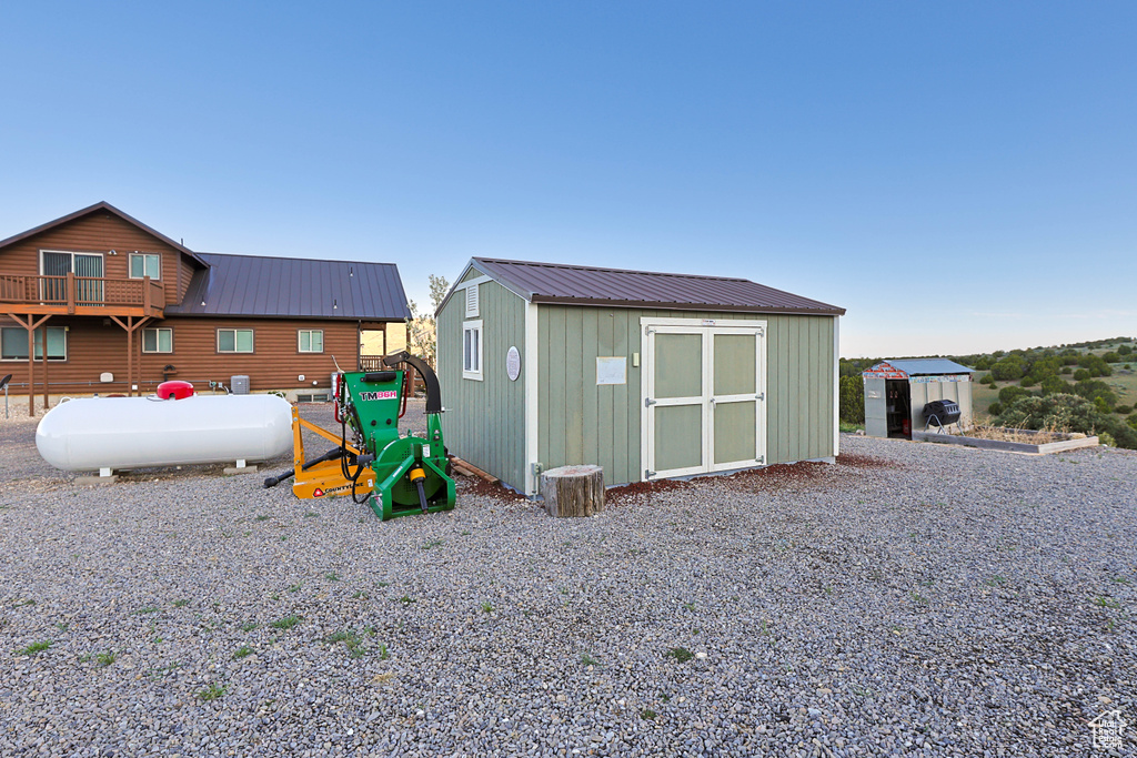 View of shed