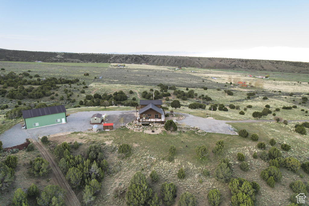 Bird\\\'s eye view featuring a rural view