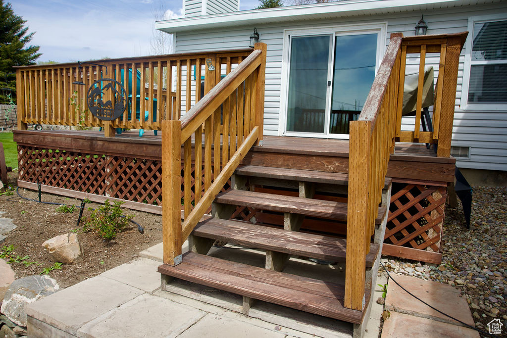 View of deck
