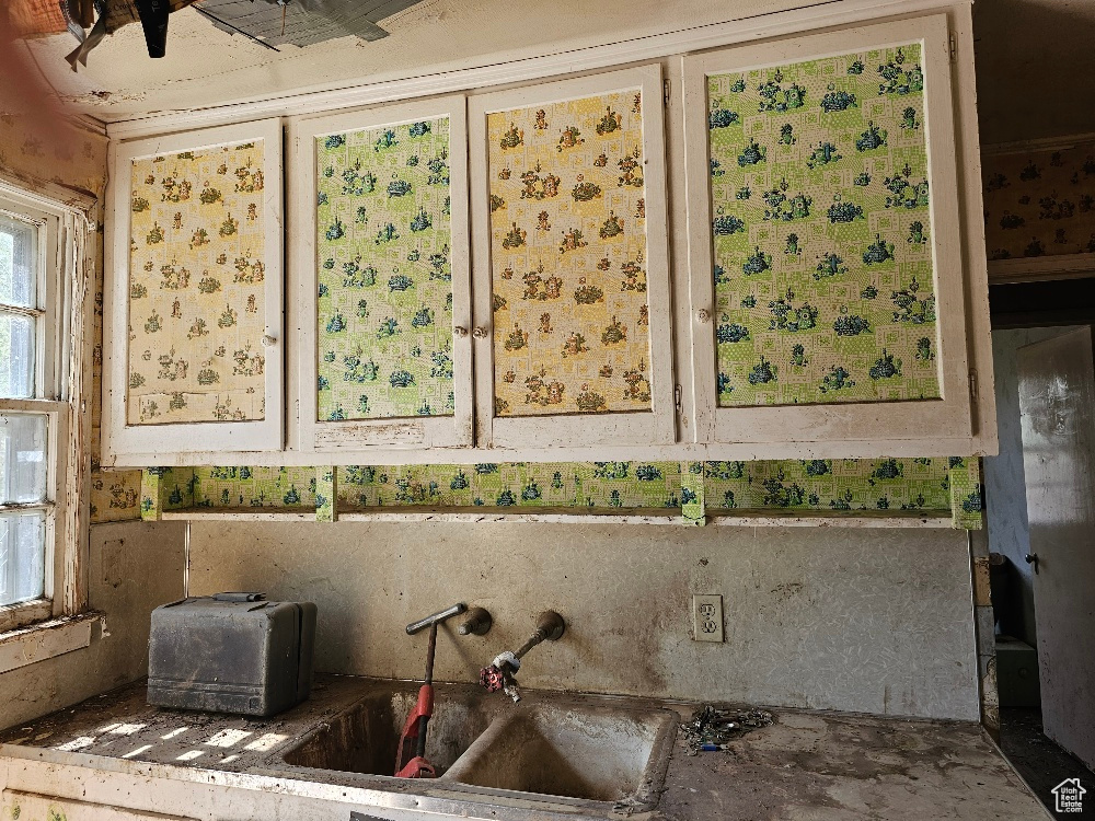 Interior details featuring a sink