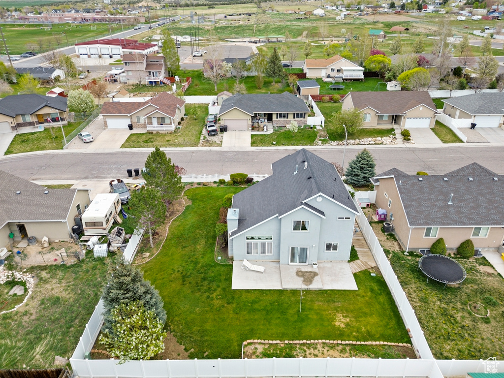 Drone / aerial view featuring a residential view