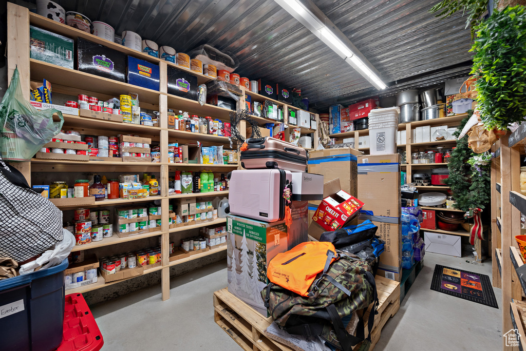 View of storage room