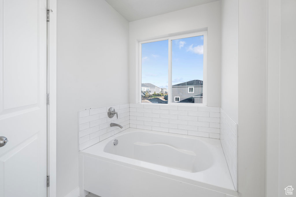 Bathroom featuring a bath