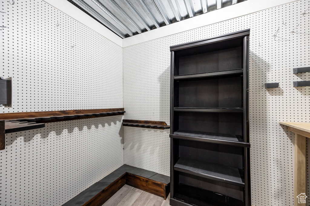 View of spacious closet