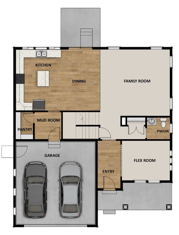 View of layout
