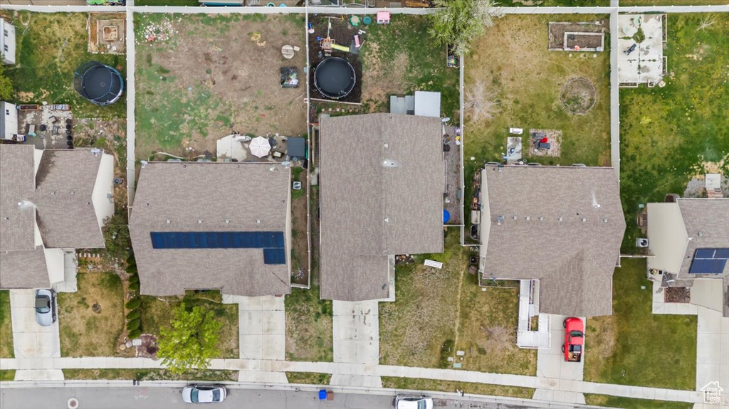 Aerial view featuring a residential view