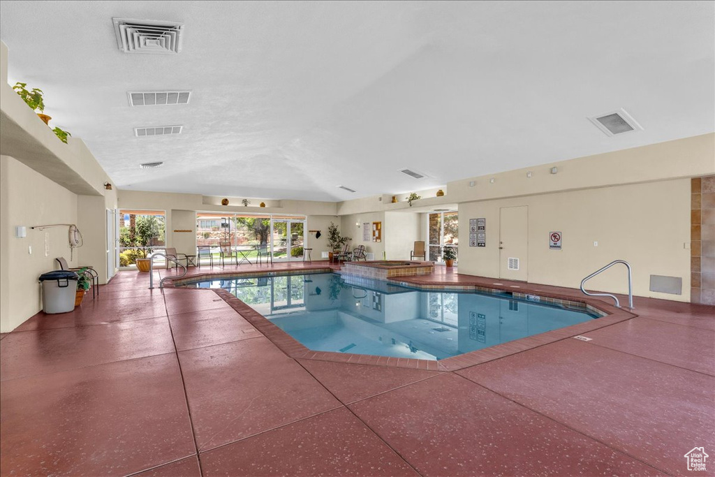 View of pool