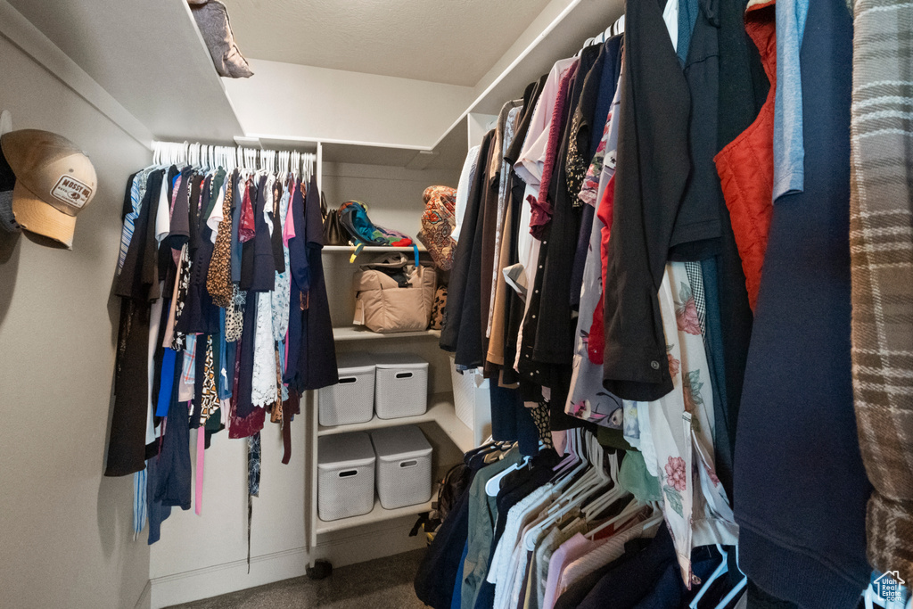 View of spacious closet