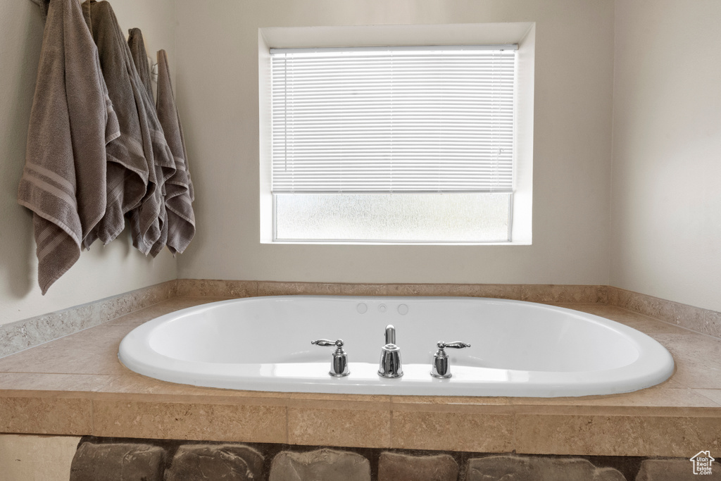 Bathroom featuring a bath