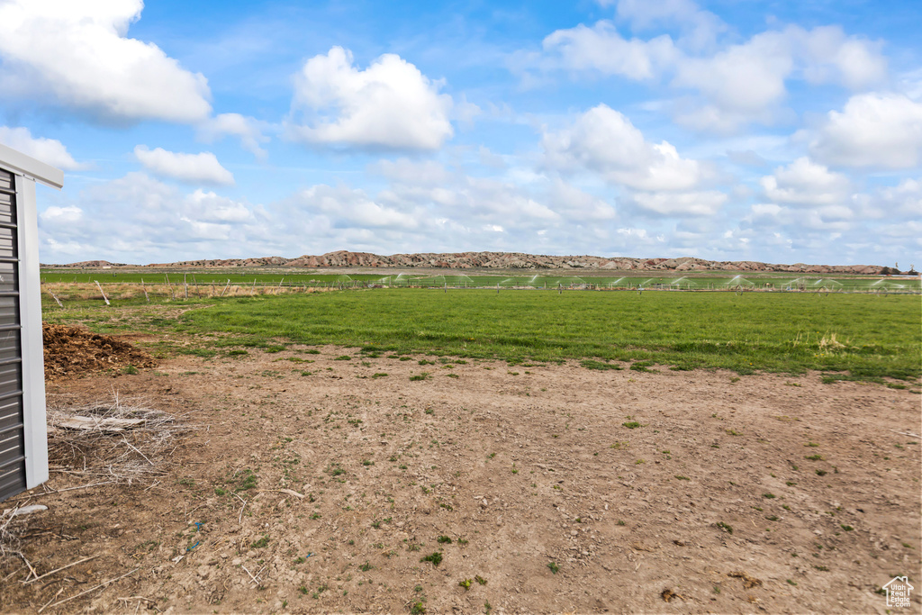 Exterior space with a rural view
