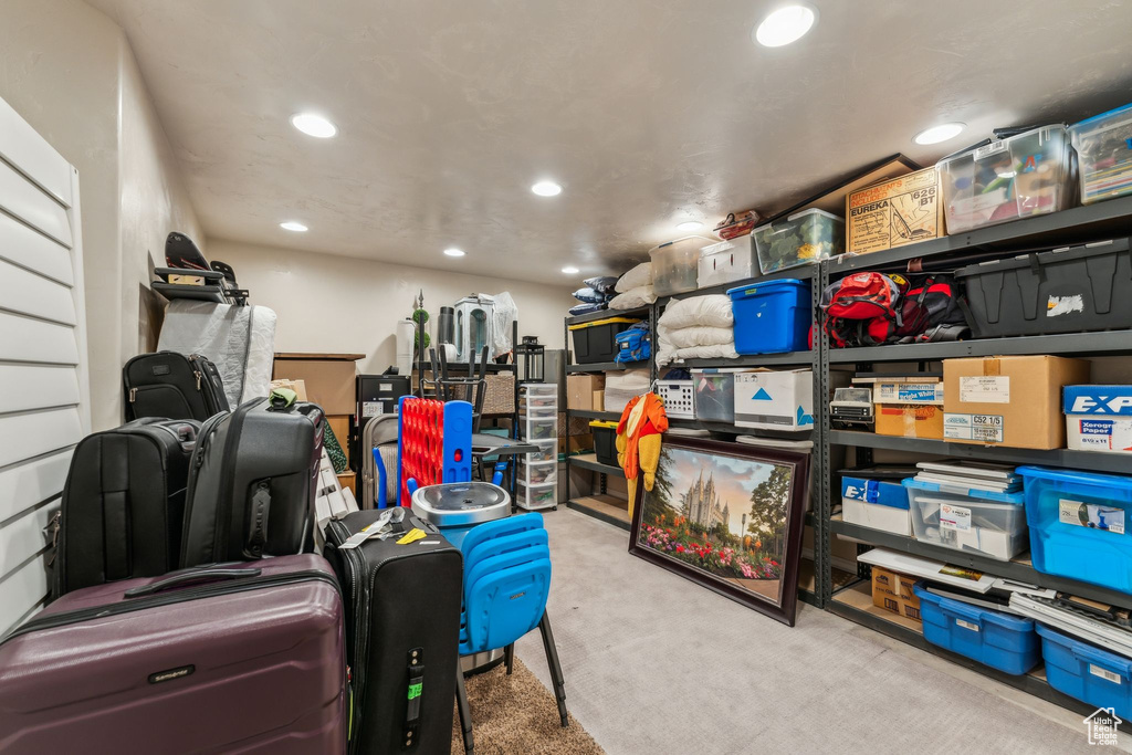 View of storage area