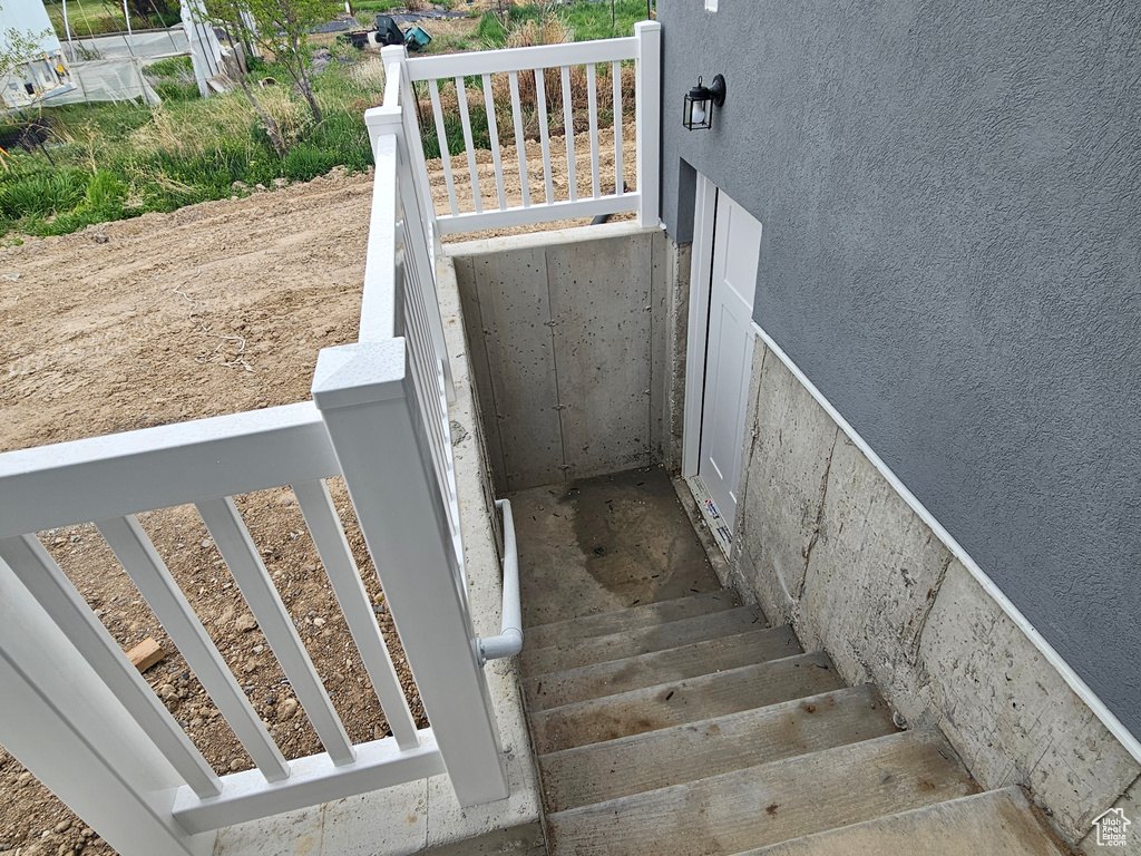 View of stairway