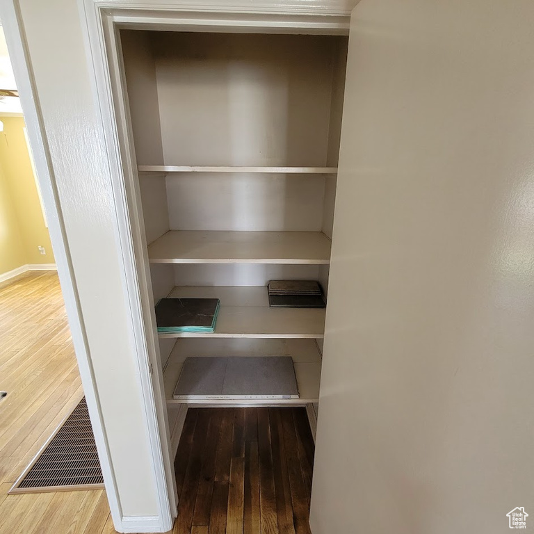 View of closet