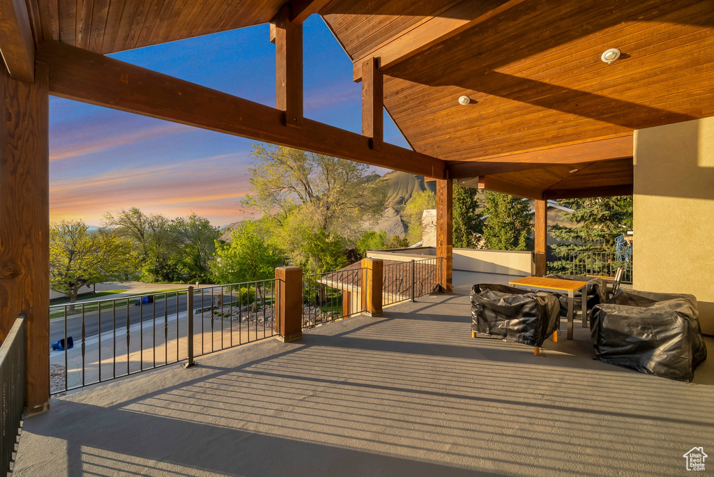 View of deck