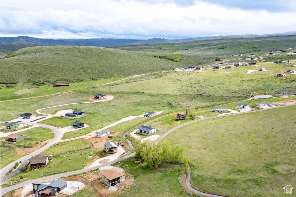 View of property location with rural landscape and a mountainous background