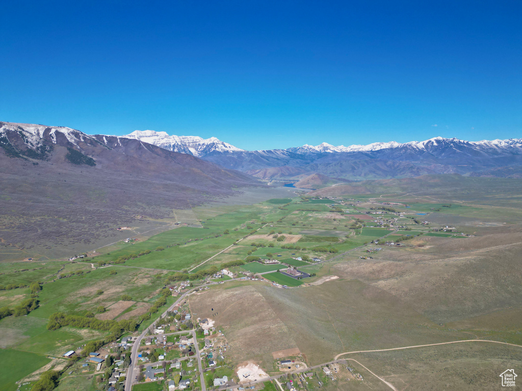Property view of mountains with a rural view