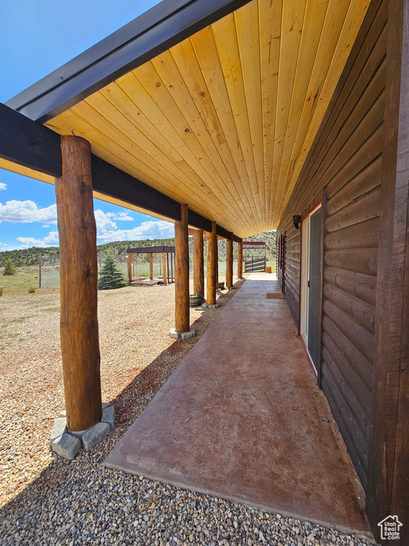 View of patio