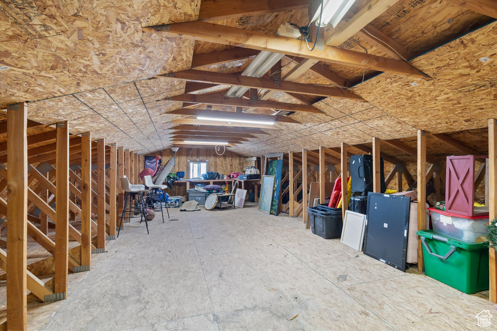 View of attic