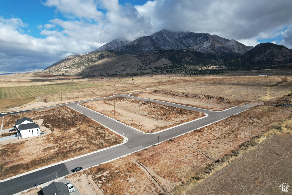 View of mountain feature with a rural view
