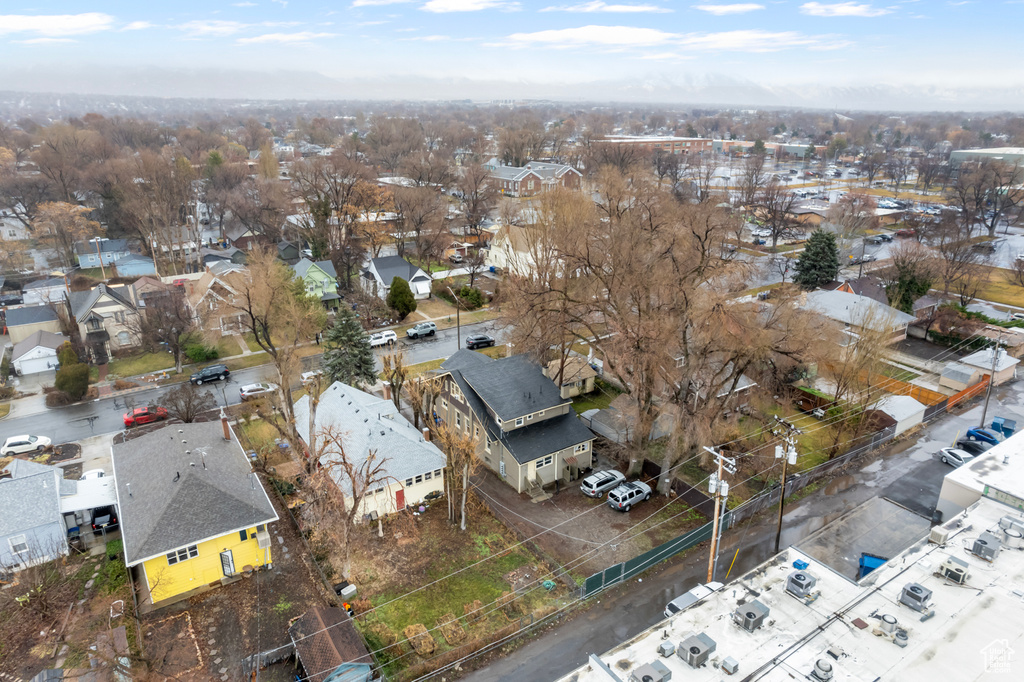Bird's eye view featuring a residential view
