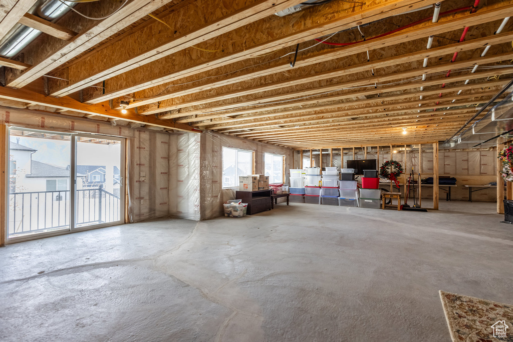View of basement