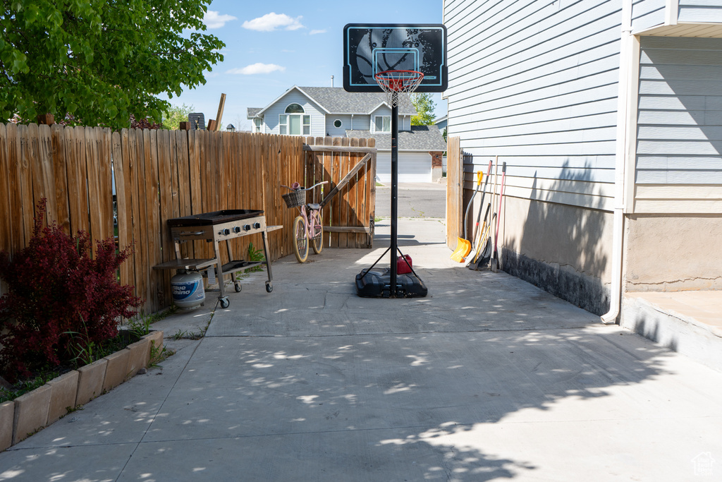 View of patio / terrace with fence