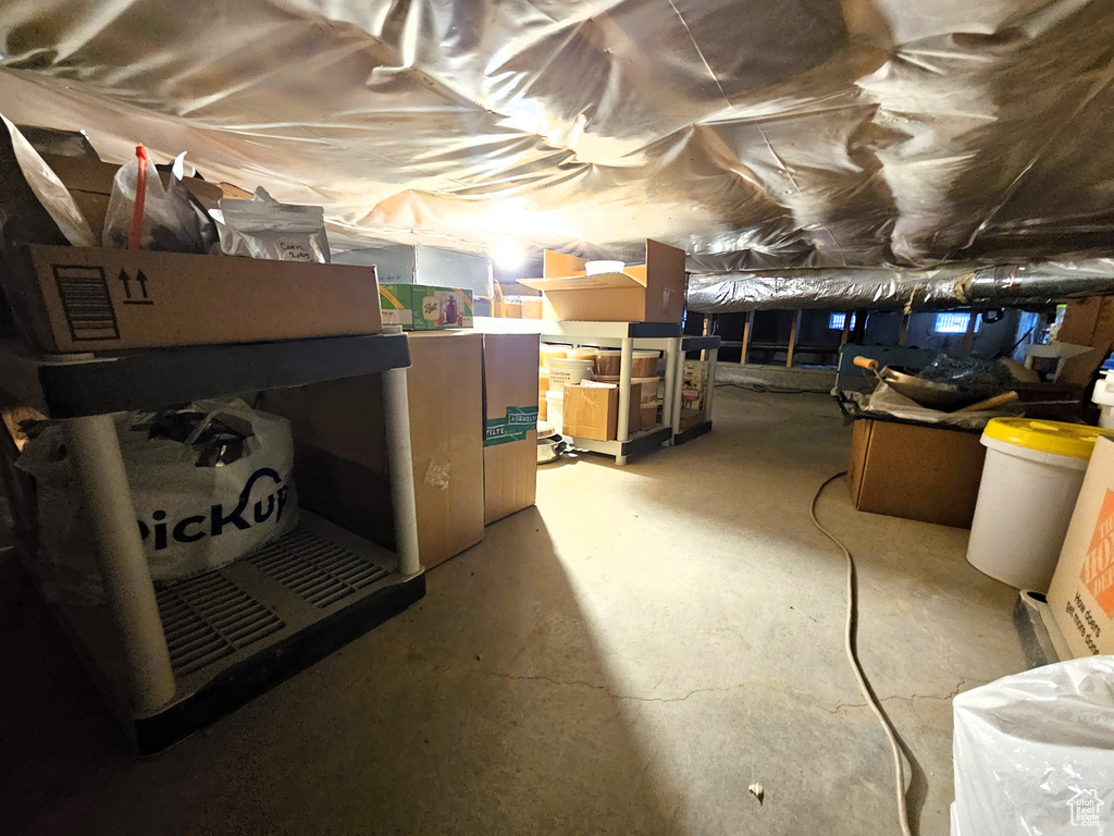 View of storage area