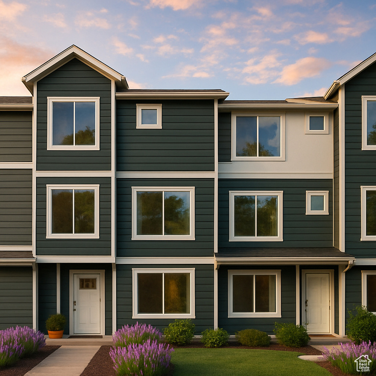 View of townhome / multi-family property
