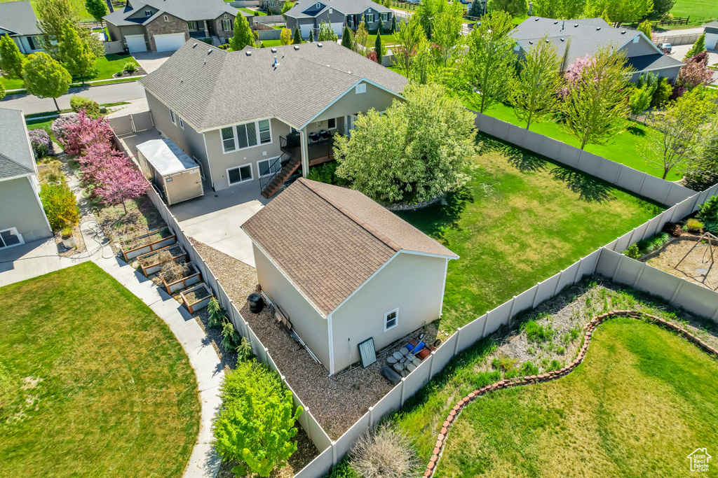 Bird\\\\\\\'s eye view featuring a residential view