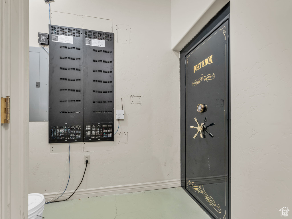 View of utility room
