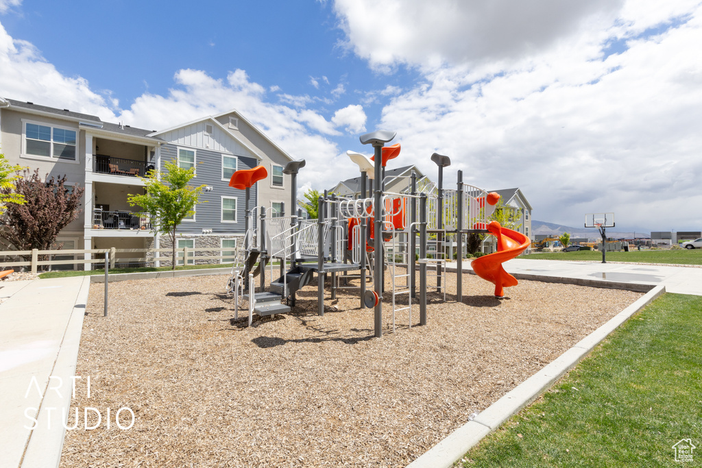 View of community playground