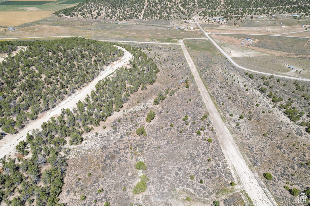 Aerial view featuring a rural view