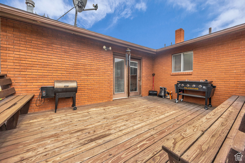 View of deck
