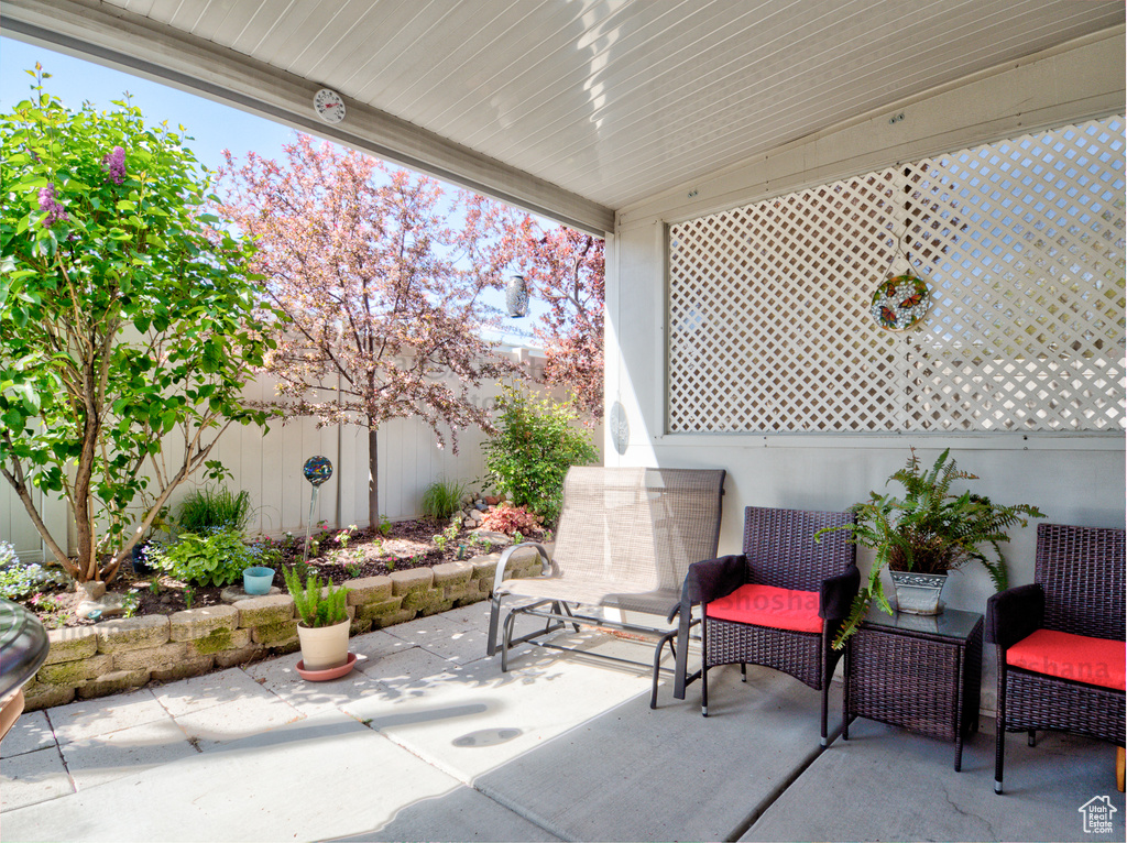 View of patio / terrace with fence