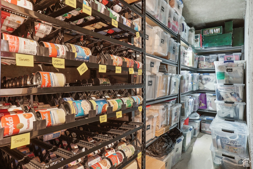 View of storage room