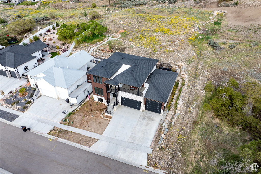 Bird\\\\\\\'s eye view featuring a residential view