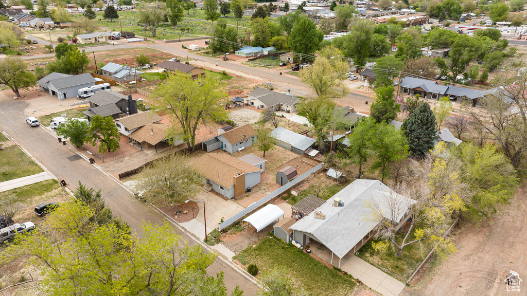 Bird's eye view featuring a residential view