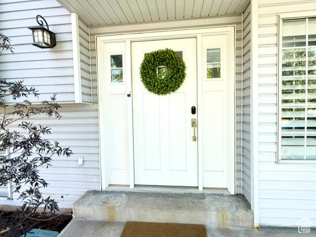 View of entrance to property