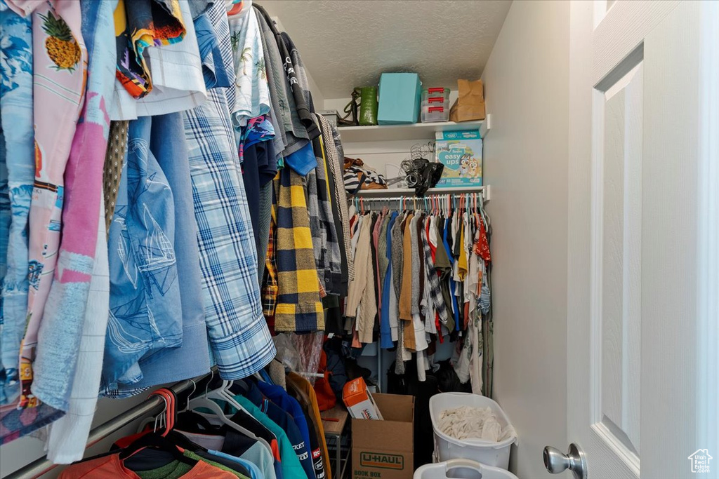 View of spacious closet