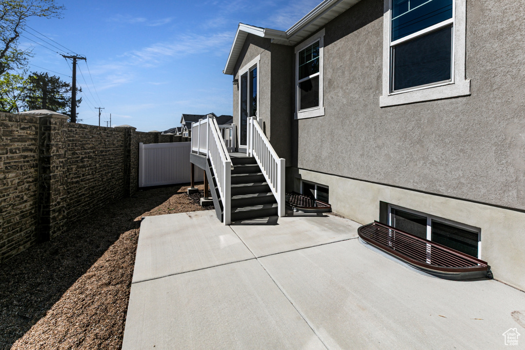 View of patio / terrace with fence
