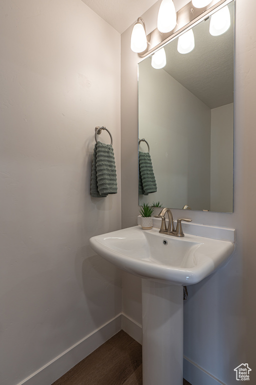 Bathroom with baseboards