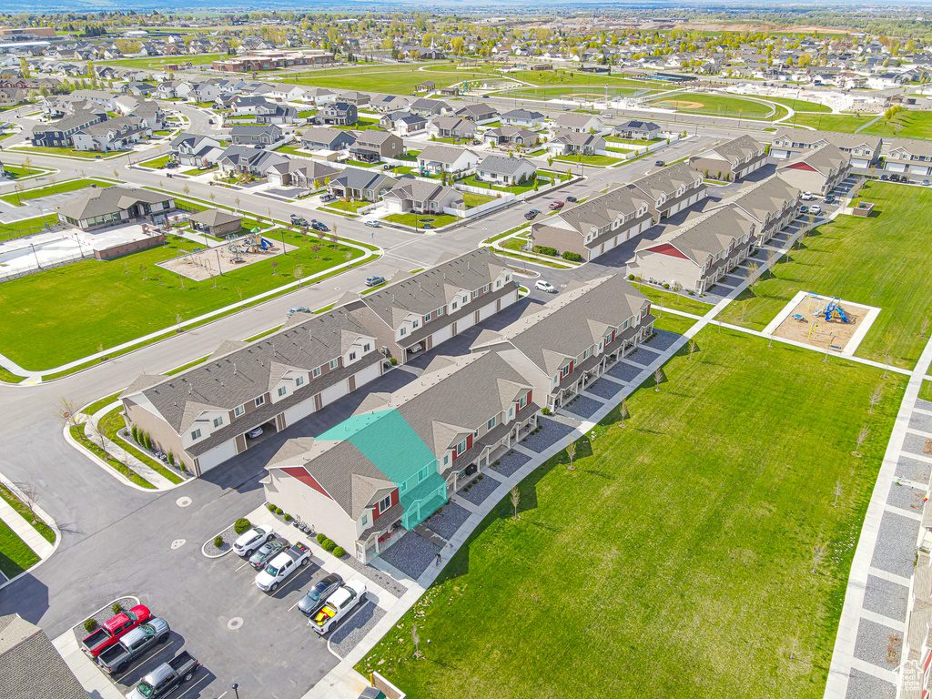 Bird's eye view featuring a residential view