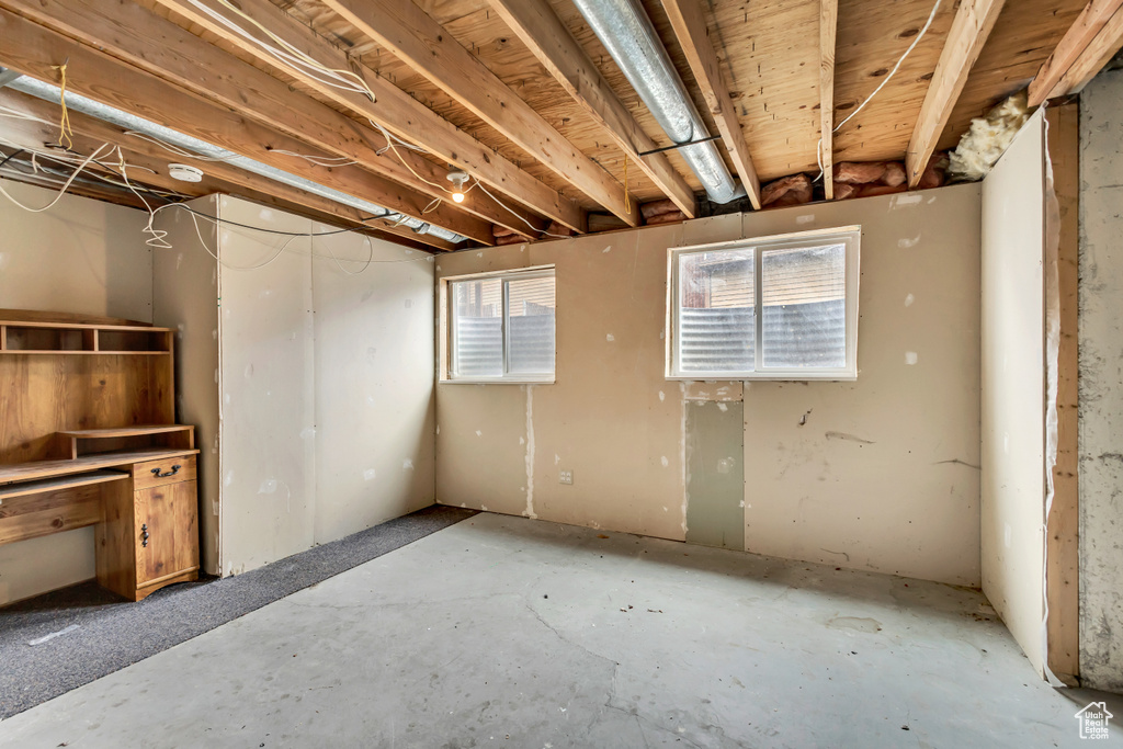 View of basement