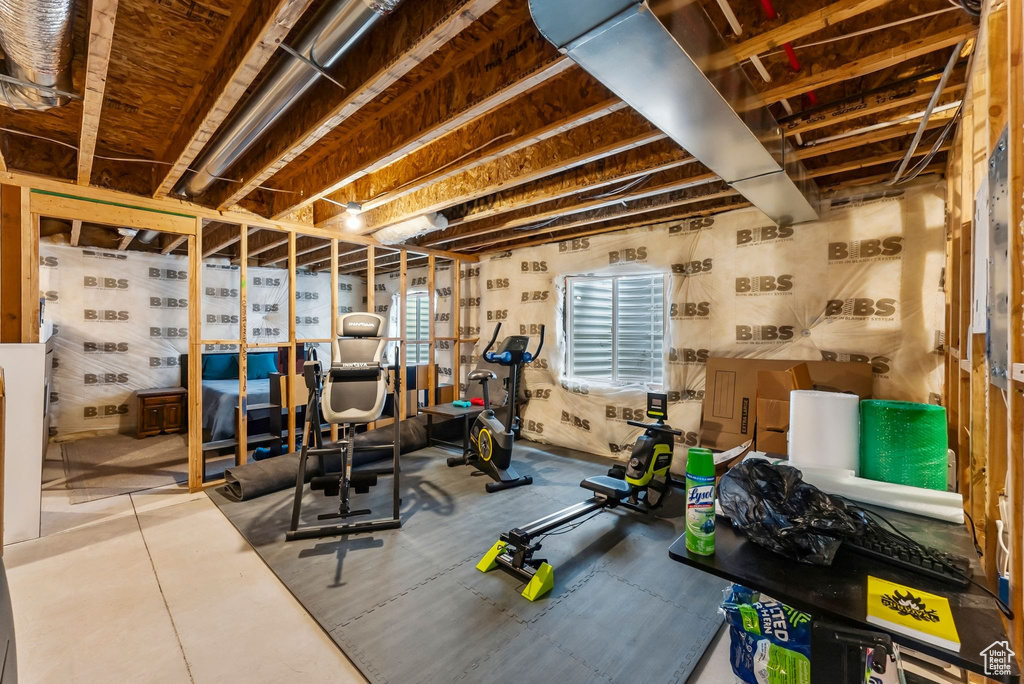 View of workout area