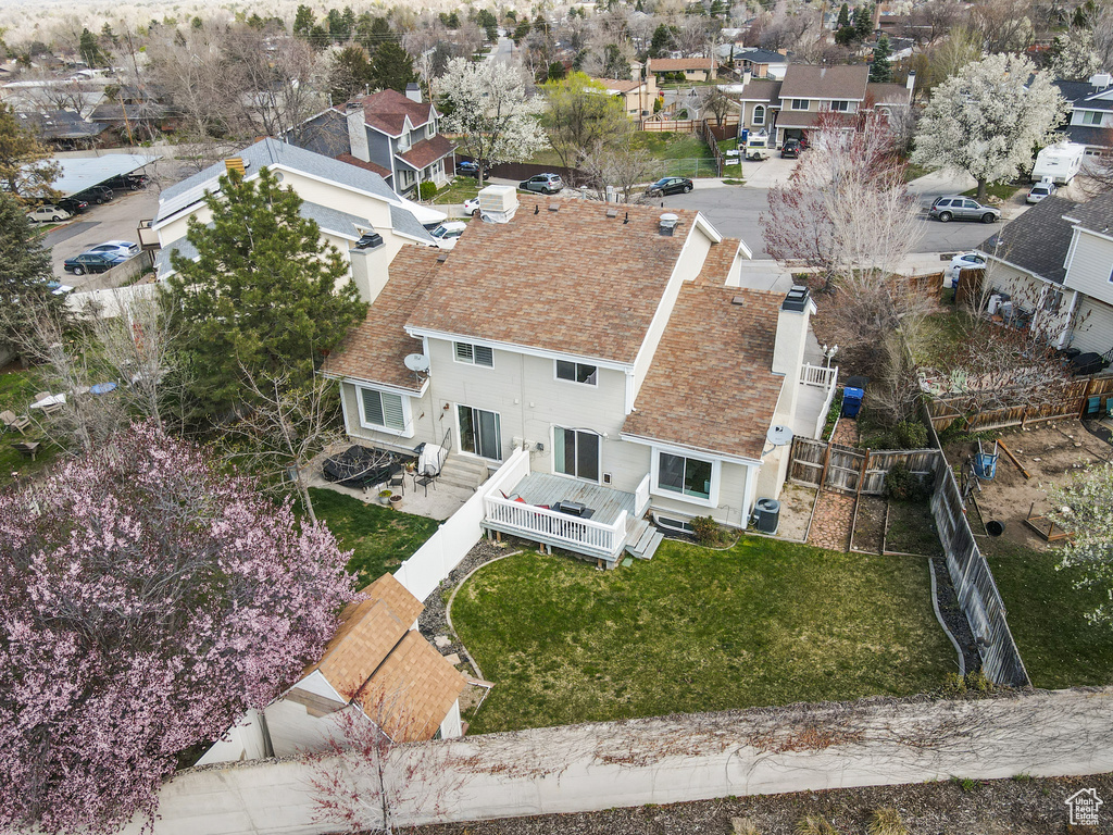 Bird's eye view featuring a residential view